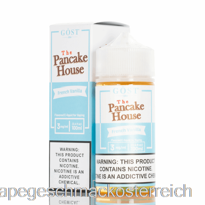 Französische Vanille – The Pancake House – Gost Vapor – 100 Ml, 6 Mg Vape-Geschmack